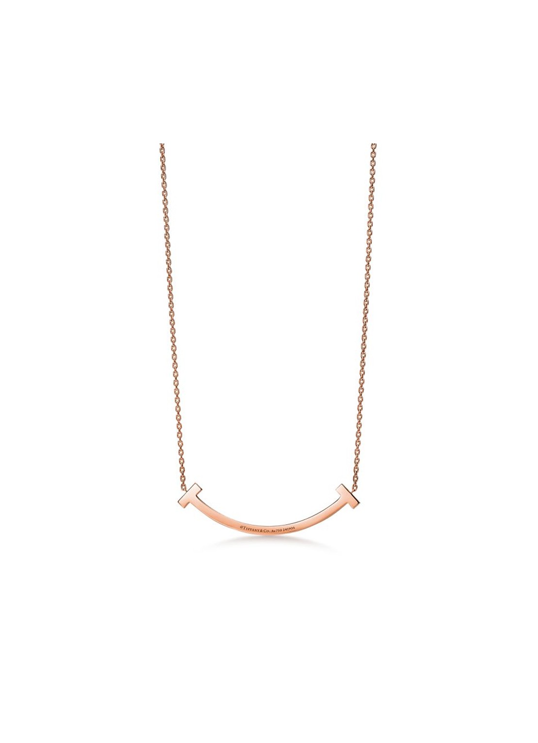 Tiffany & Co. Tiffany T Smile ketting van 18 karaat roségoud 84613 - voorkant 2 undefined