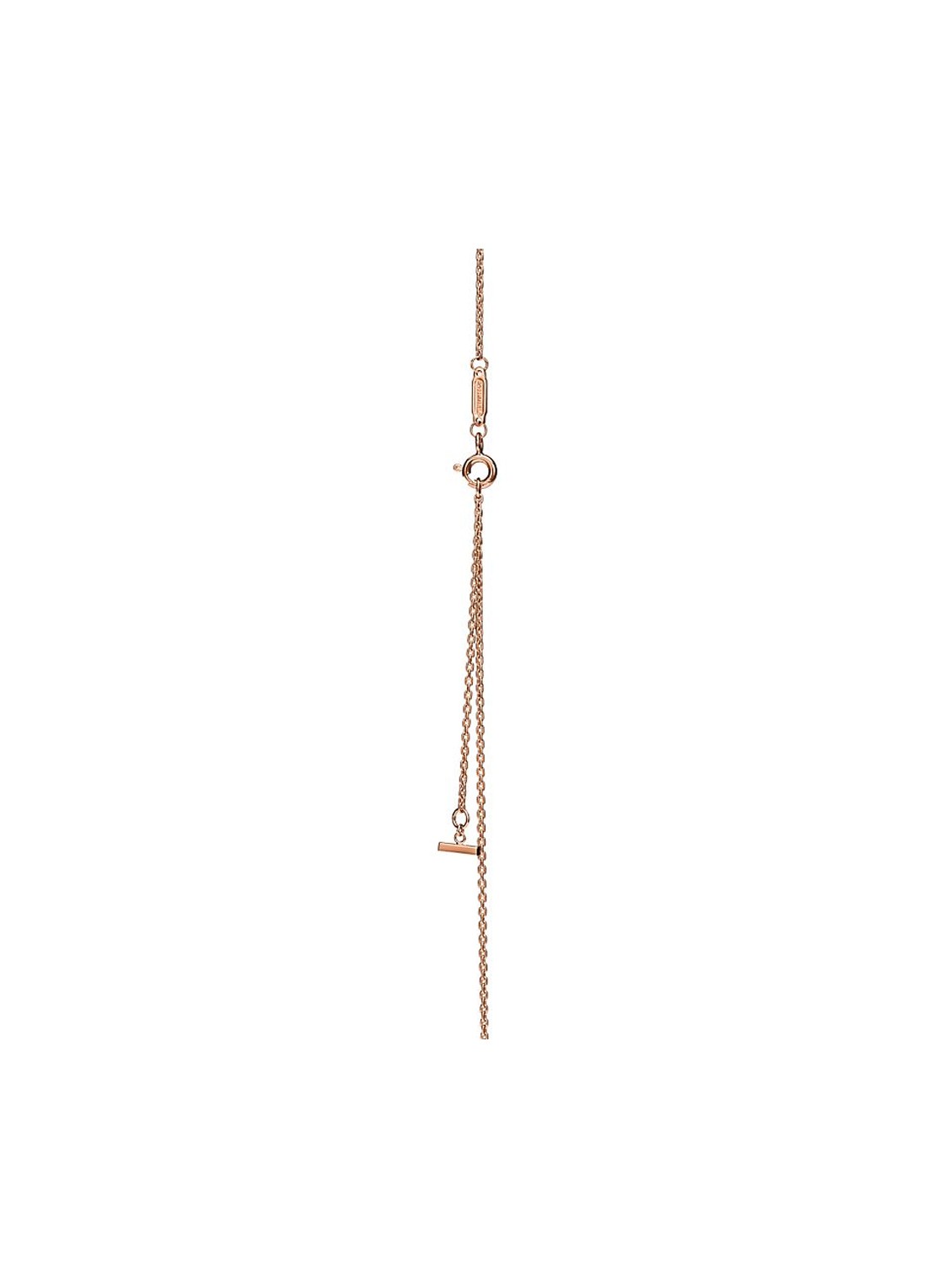 Tiffany & Co. Tiffany T Smile ketting van 18 karaat roségoud met diamant 84616 - detail 6 undefined