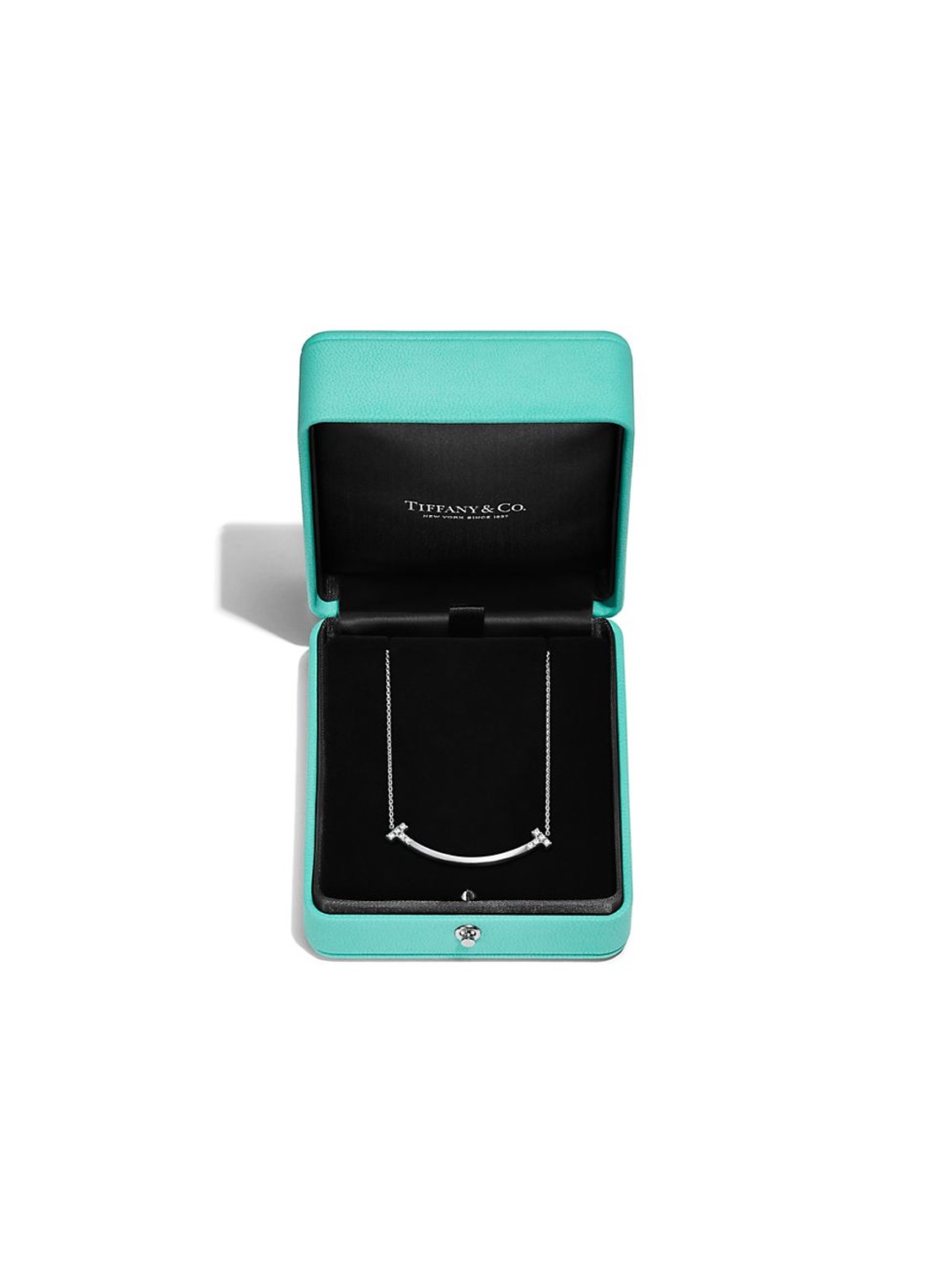 Tiffany & Co. Tiffany T Smile ketting van 18 karaat witgoud met diamant 84618 - detail 7 undefined