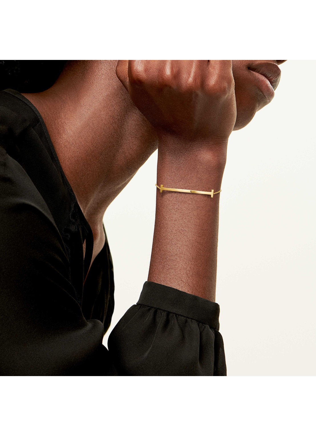 Tiffany & Co. Tiffany T Smile Medium armband van 18 karaat geelgoud 85437 - achterkant undefined