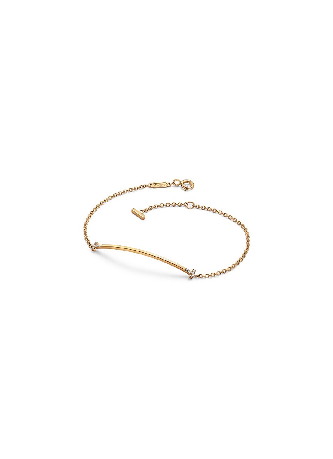 Tiffany & Co. Tiffany T Smile Small armband van 18 karaat geelgoud met diamant 85434 - voorkant 3 undefined