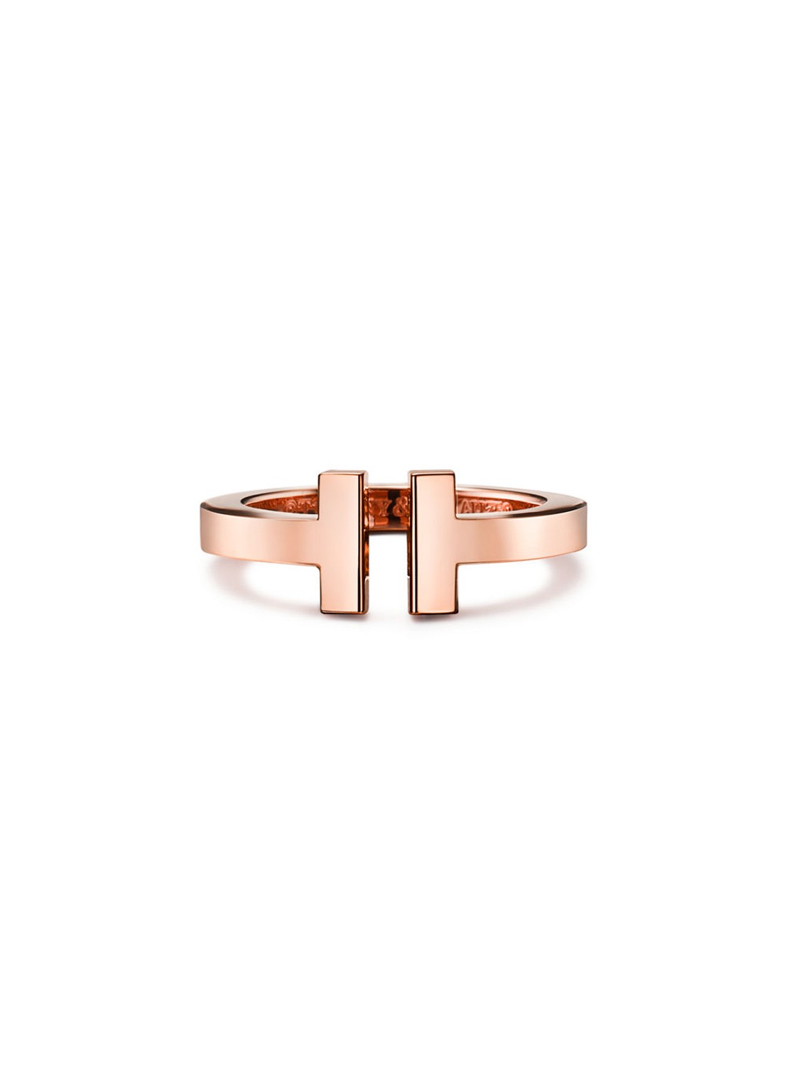 Tiffany & Co. Tiffany T Square ring van 18 karaat roségoud 69910 - voorkant undefined
