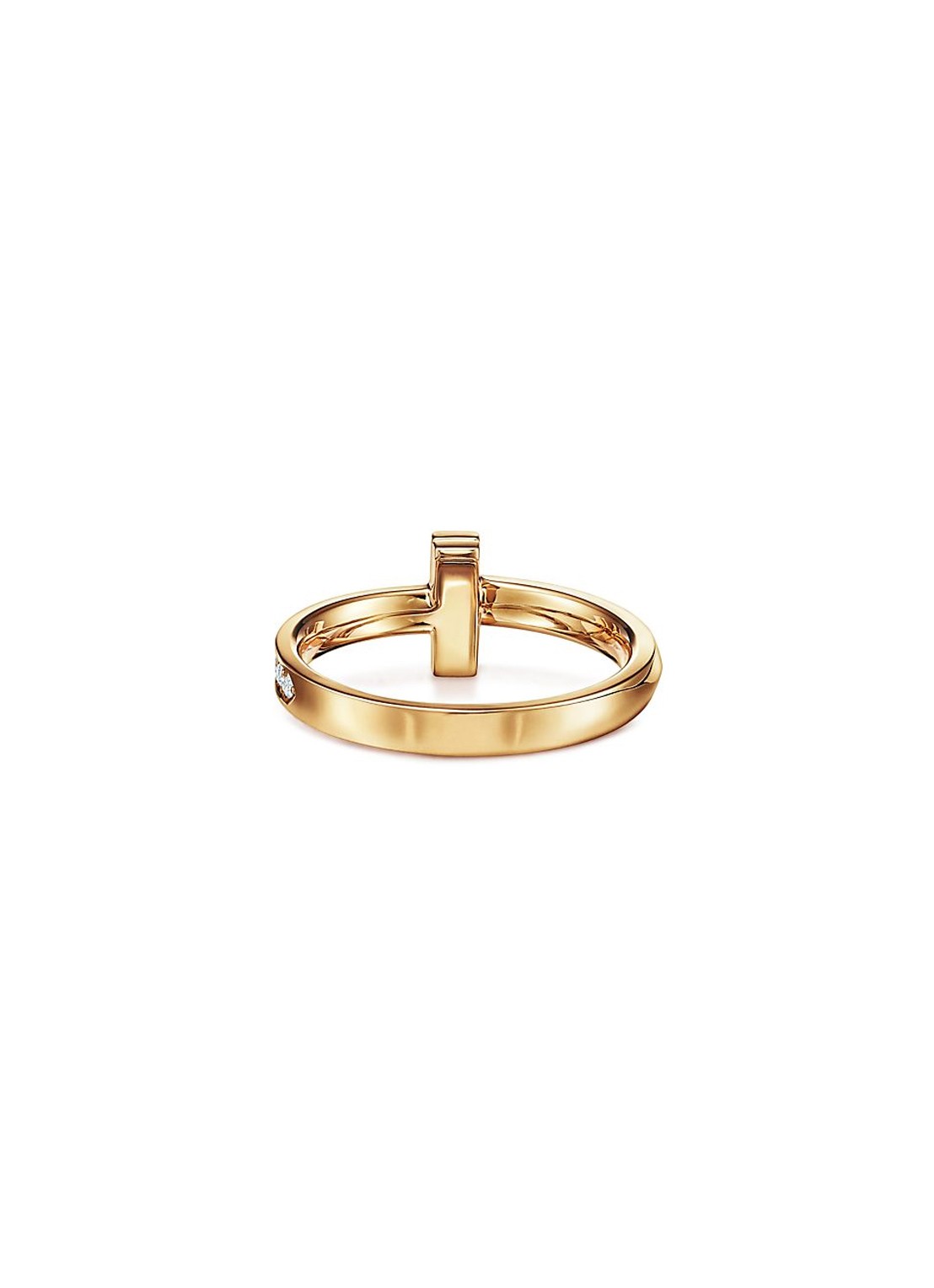 Tiffany & Co. Tiffany T T1 ring van 18 karaat geelgoud met diamant 67939 - detail undefined