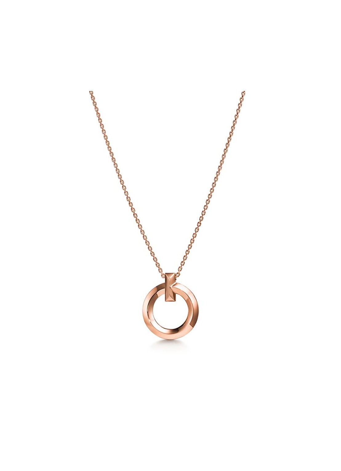 Tiffany & Co. Tiffany T T1 Small ketting van 18 karaat roségoud 76264 - voorkant 3 undefined