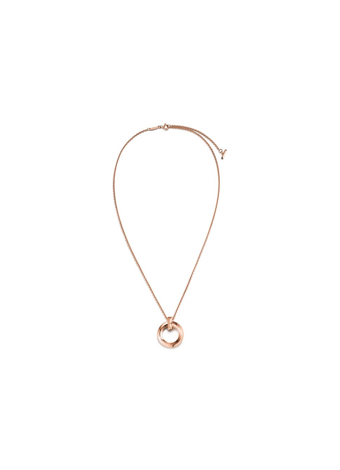 Tiffany & Co. Tiffany T T1 Small ketting van 18 karaat roségoud 76264 - voorkant 4 undefined