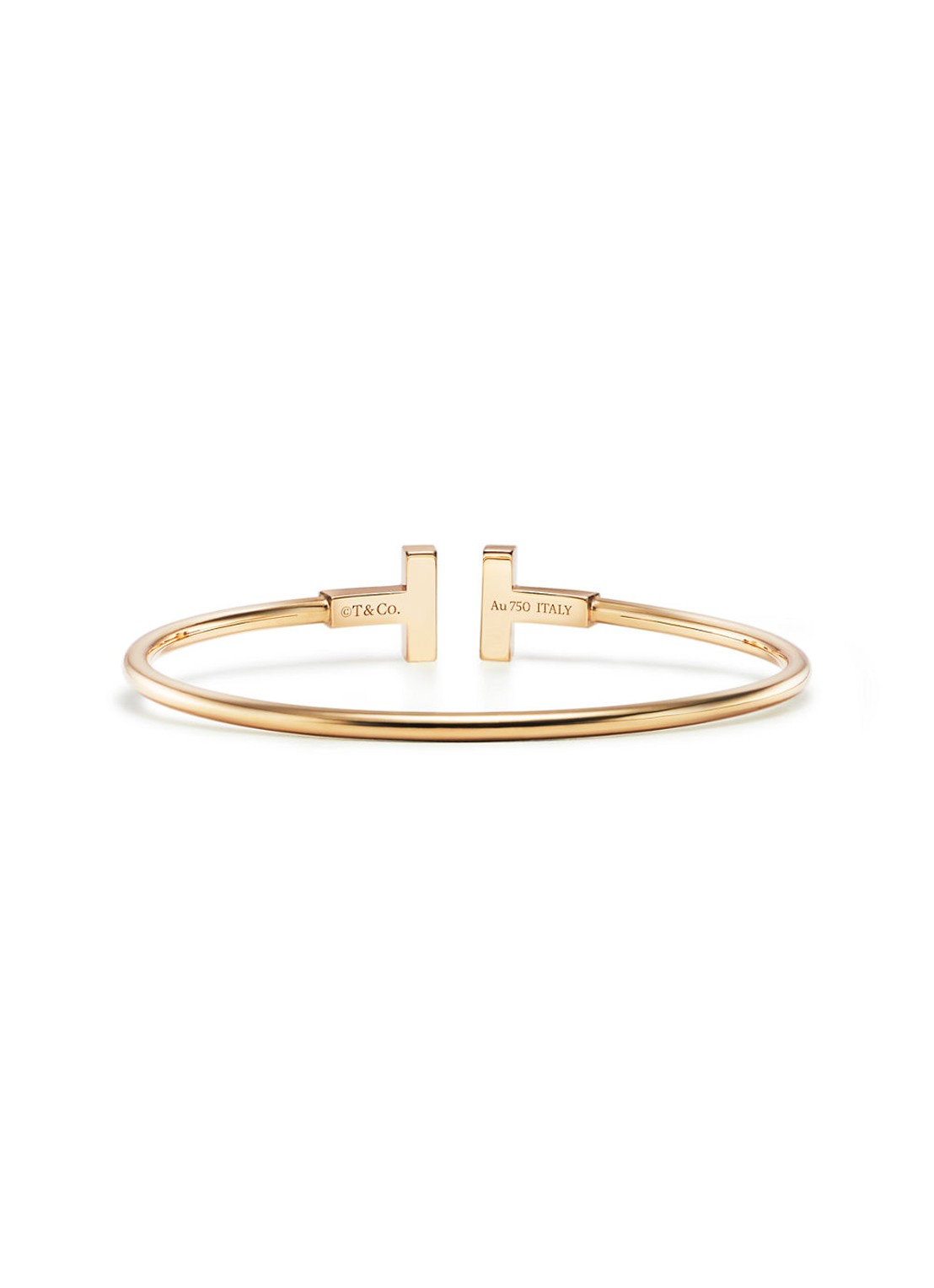 Tiffany & Co. Tiffany T Wire bangle van 18 karaat geelgoud met parelmoer 56576 - detail 3 undefined