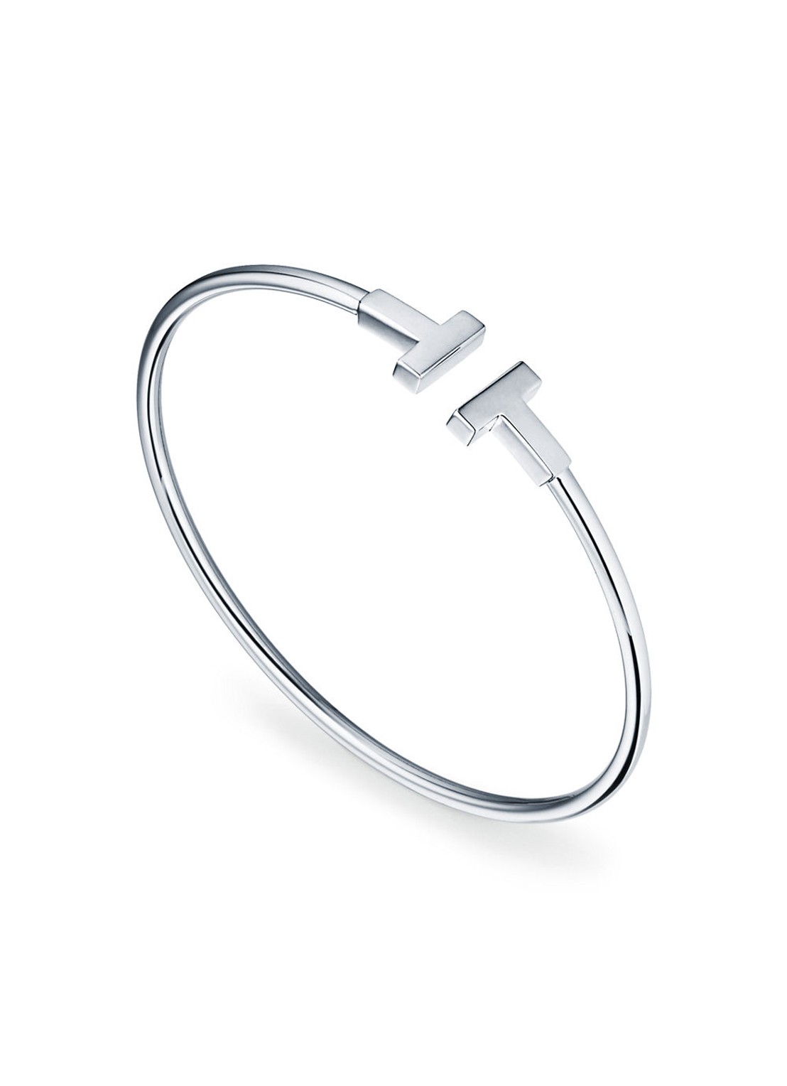 Tiffany & Co. Tiffany T Wire bangle van 18 karaat witgoud 69744 - voorkant 2 undefined