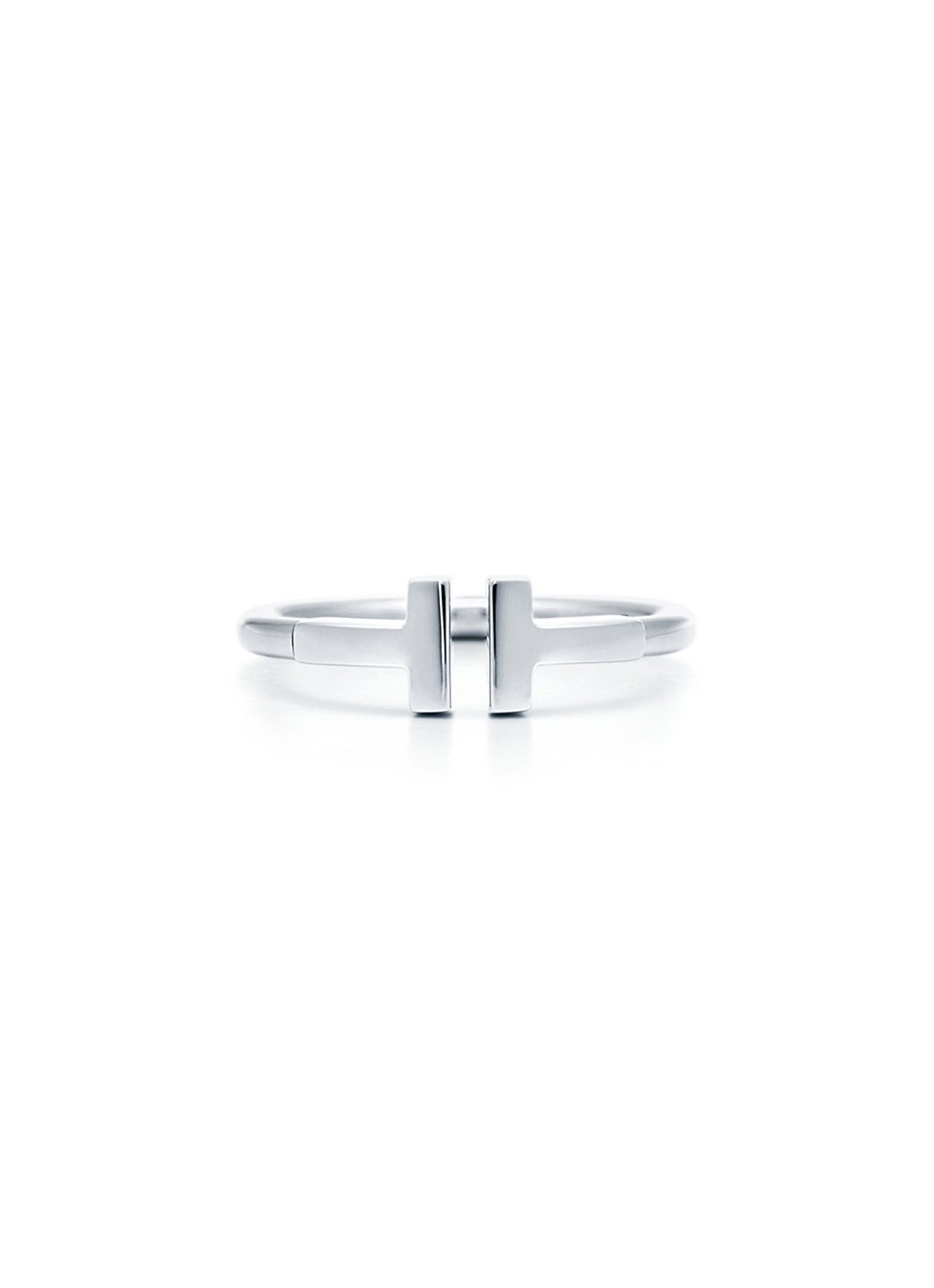 Tiffany & Co. Tiffany T Wire ring van 18 karaat witgoud 70635 - voorkant undefined