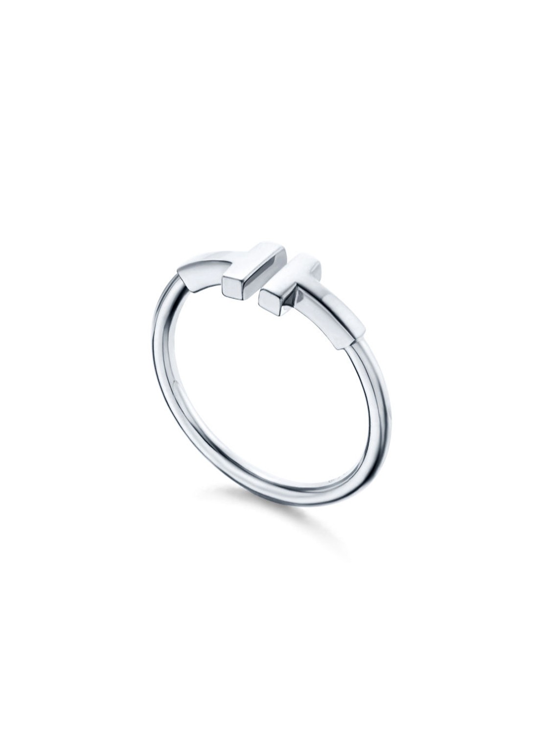 Tiffany & Co. Tiffany T Wire ring van 18 karaat witgoud 70635 - voorkant 2 undefined