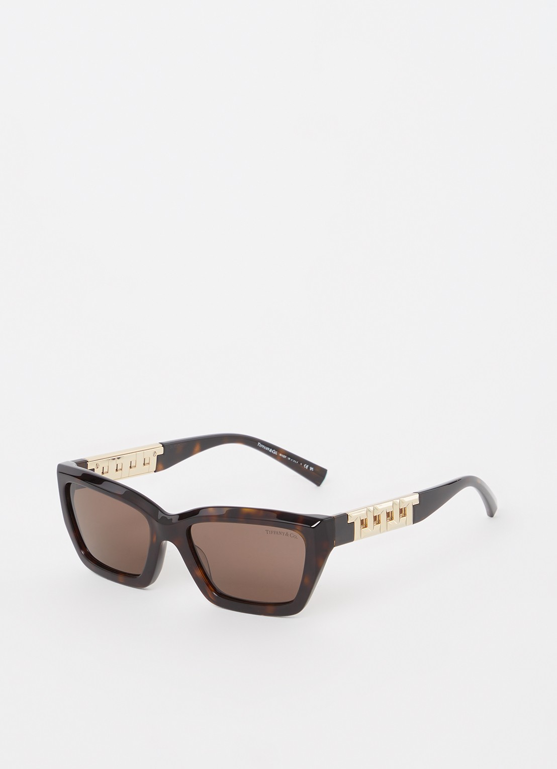 Tiffany & Co. Wayfarer zonnebril TF4213 - voorkant 4 donkerbruin