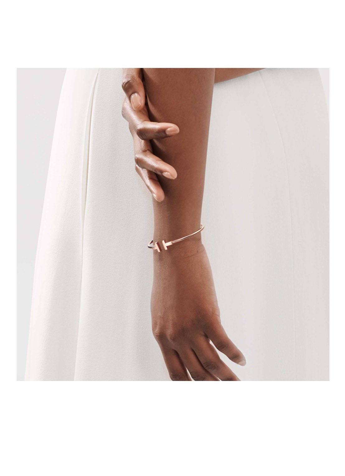 Tiffany & Co. Wire Large bangle van 18 karaat roségoud 69748 - detail undefined