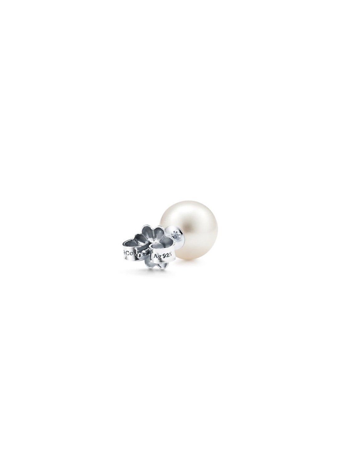 Tiffany & Co. Ziegfeld Collection oorknopjes van sterling zilver met parel 68350 - detail undefined