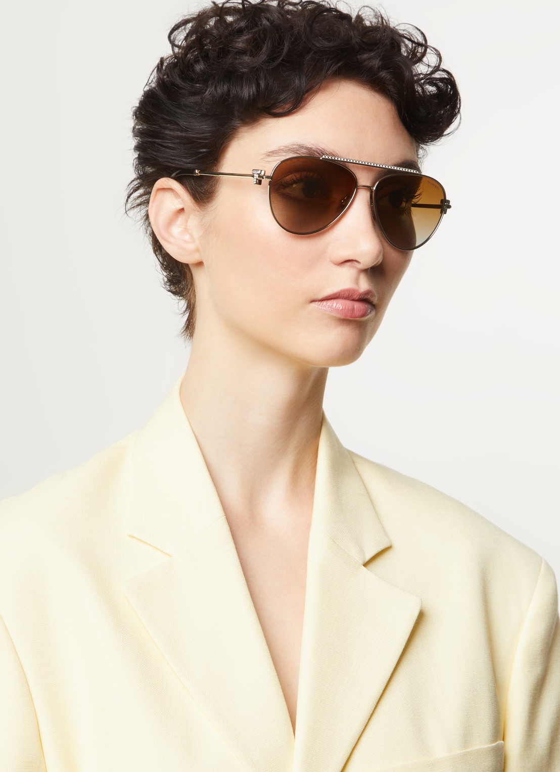 Tiffany & Co. Zonnebril gepolariseerd TF3101B - voorkant 2 goud