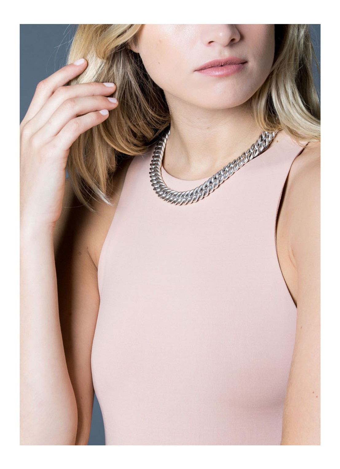 Tilly Sveaas Small Curb schakelketting verguld - detail goud
