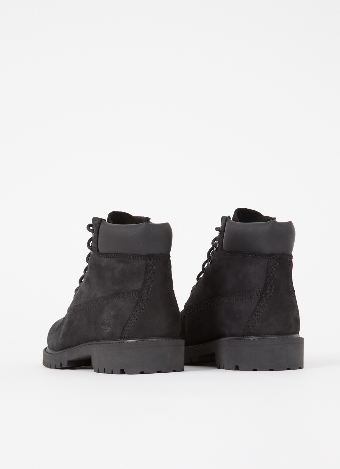 Timberland 6 Inch veterboot van nubuck - achterkant 3 zwart