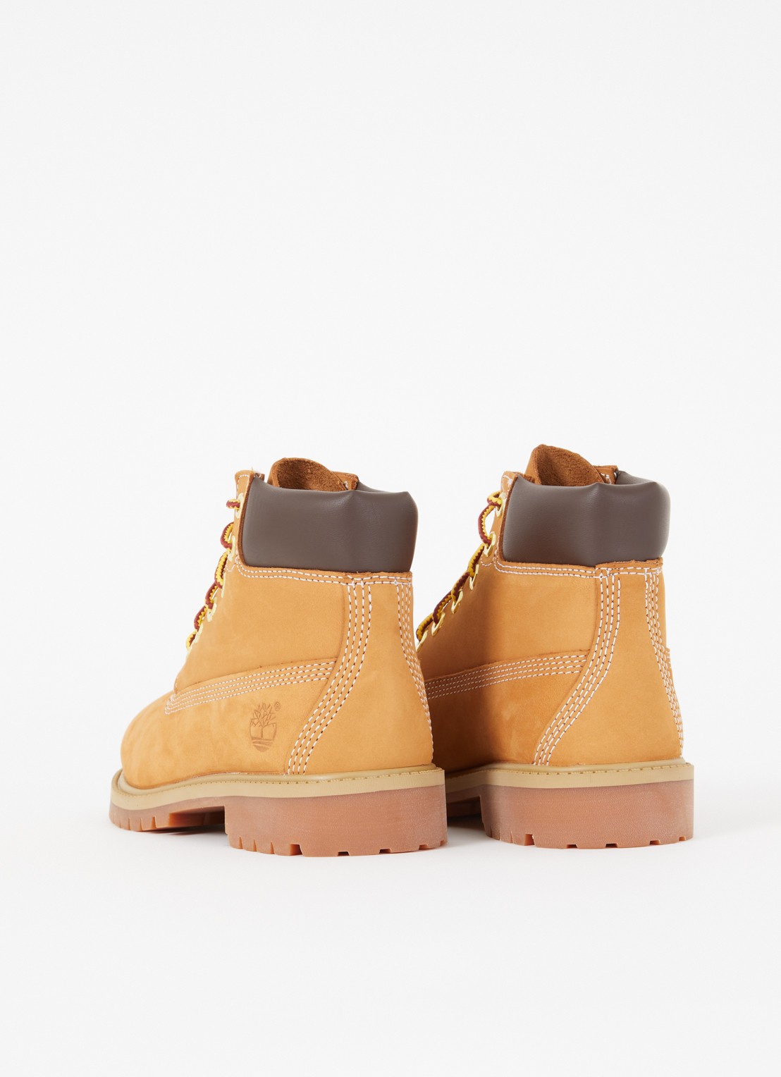 Timberland 6 Inch veterboot van nubuck - achterkant camel