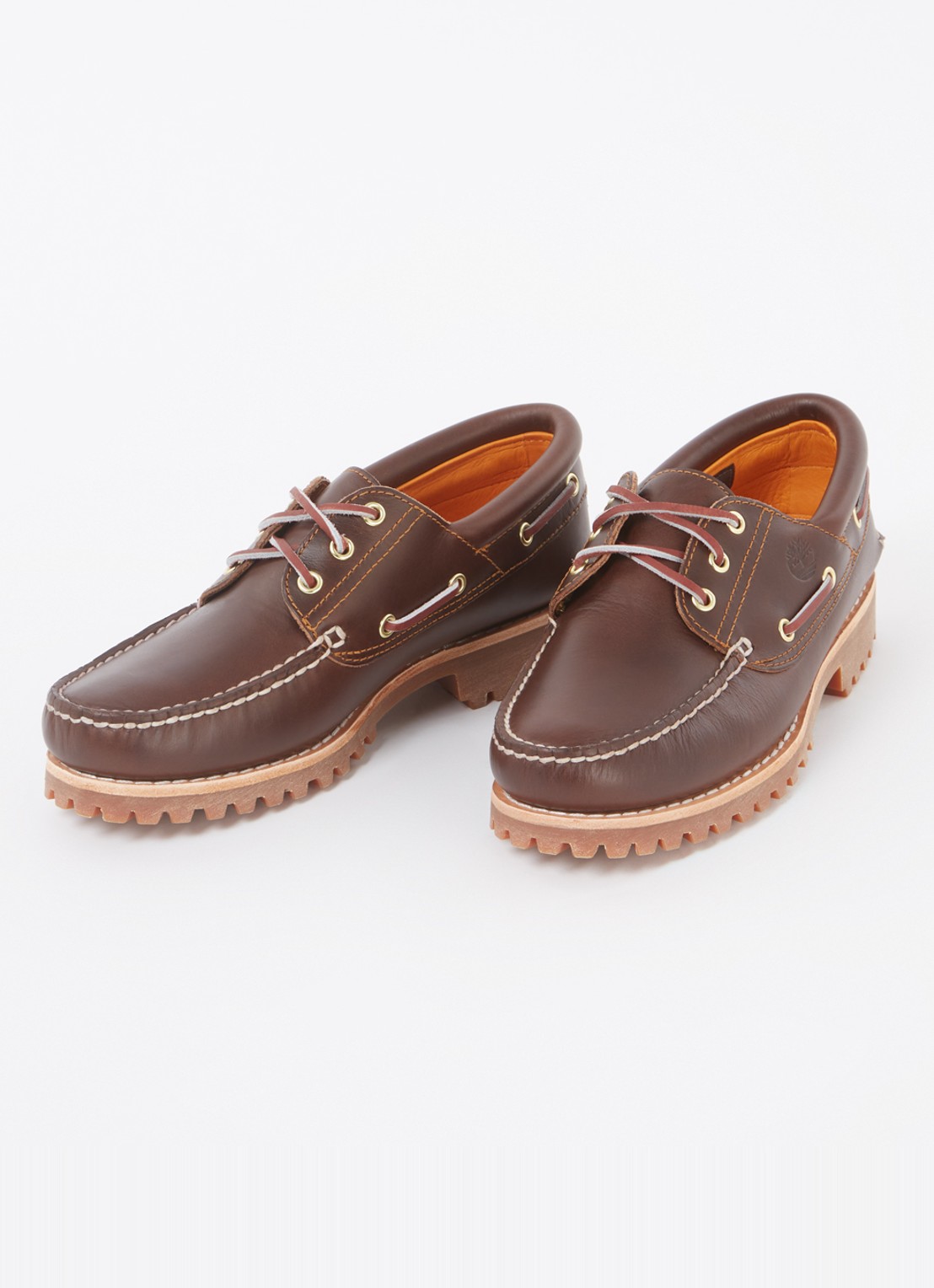 Timberland Authentic 3 Eye Classic bootschoen van leer - detail 3 bruin