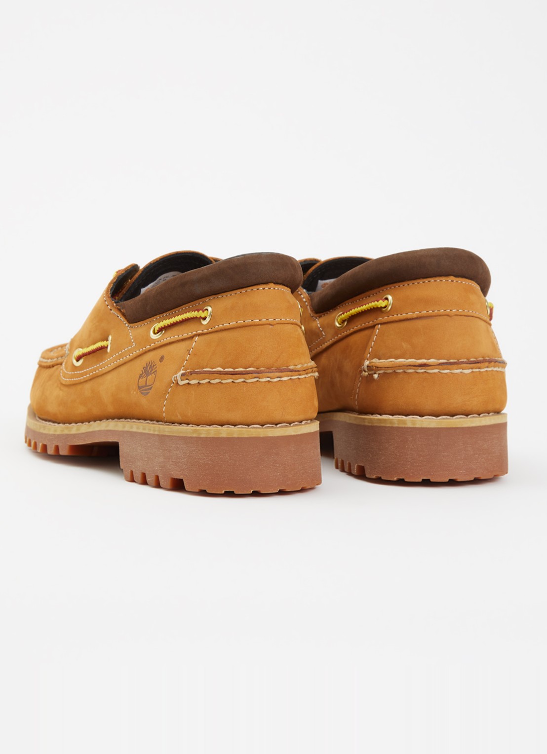 Timberland Authentic bootschoen van nubuck - achterkant 2 camel