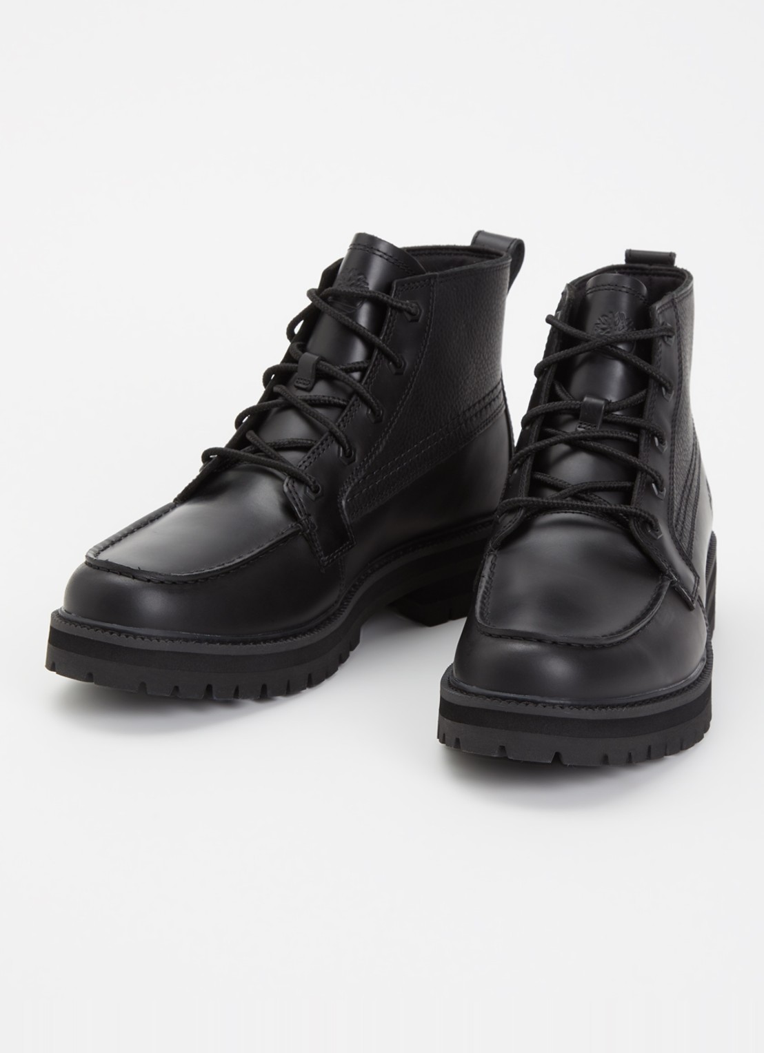 Timberland Britton Drive veterboot van leer - detail zwart