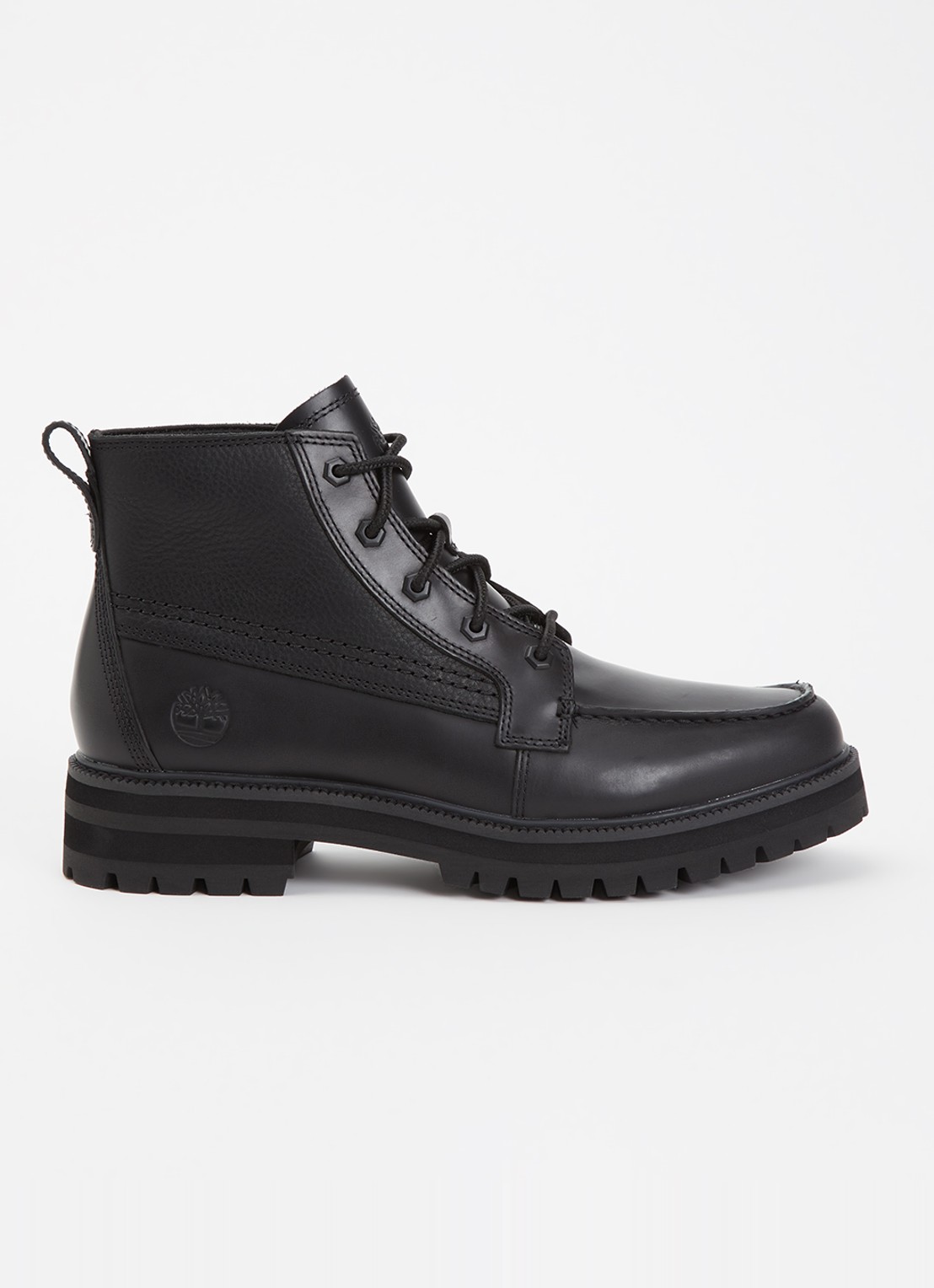 Timberland Britton Drive veterboot van leer - voorkant 3 zwart