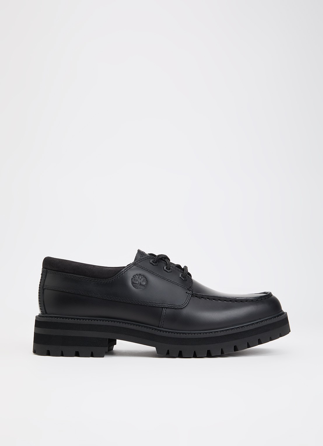Timberland Britton Drive veterschoen van leer - voorkant 2 zwart