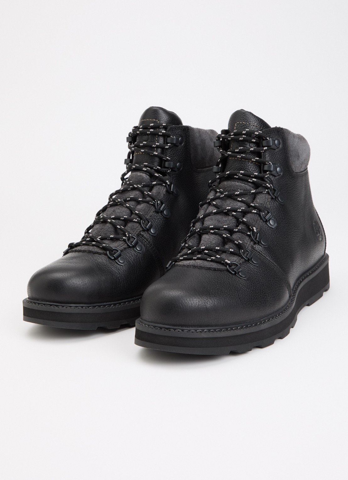Timberland Britton Mills veterschoen van leer met details van suède - detail 3 zwart
