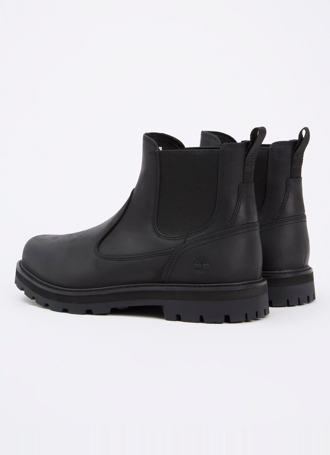 Timberland Britton Road chelsea boot van leer - achterkant 2 zwart