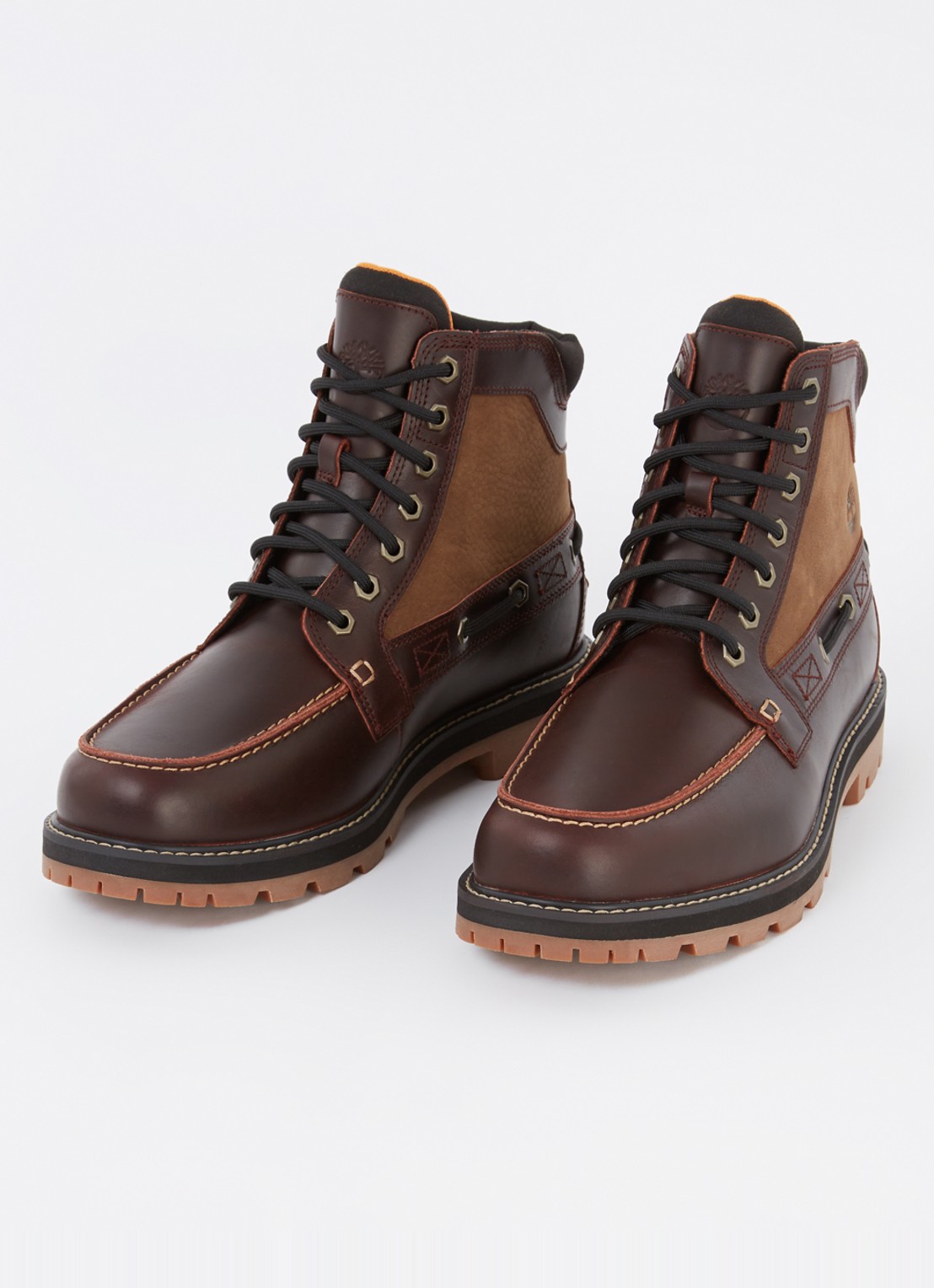Timberland Britton road veterboot van leer - detail 2 donkerbruin