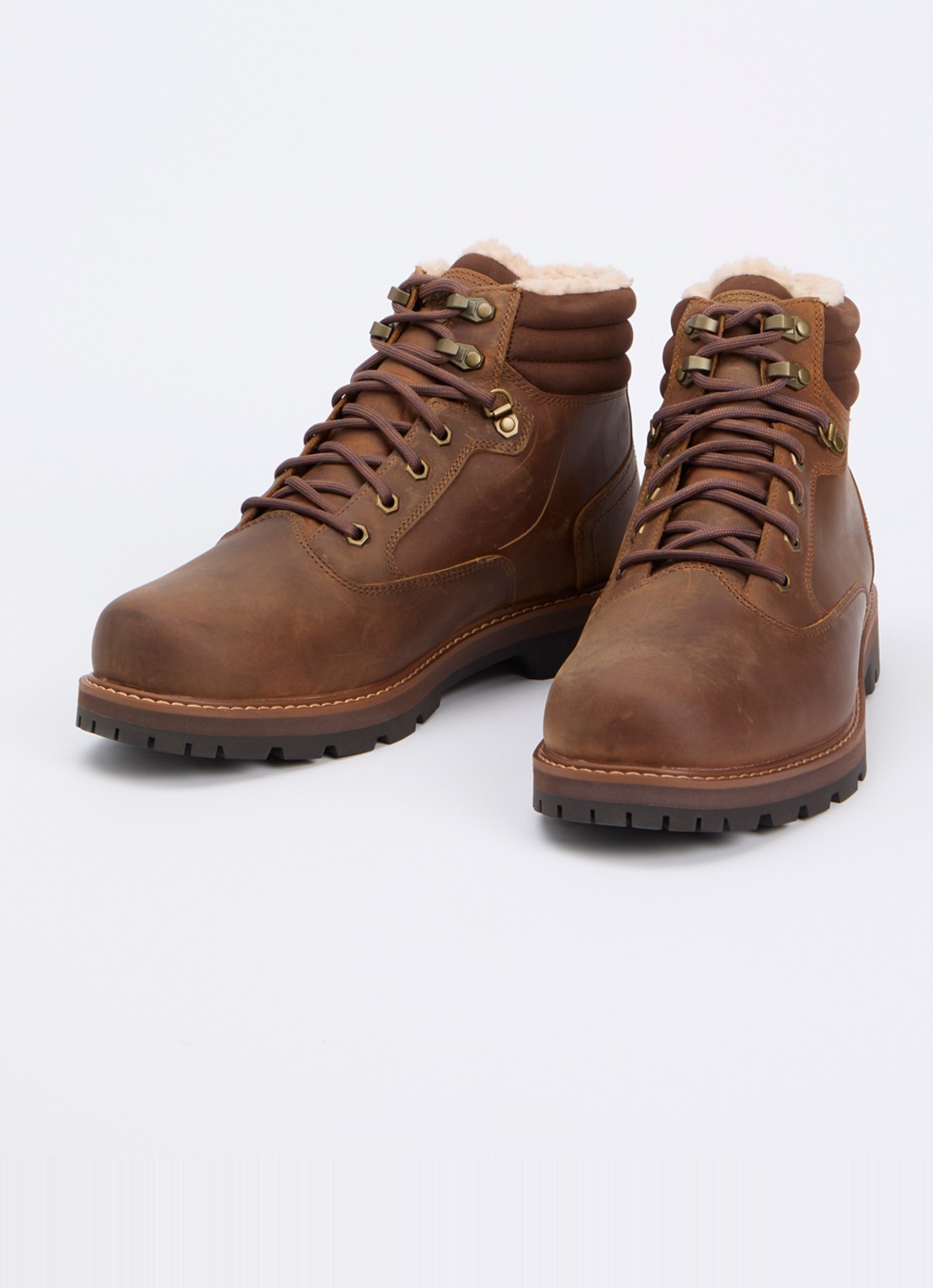 Timberland Britton Road veterboot van leer - detail bruin