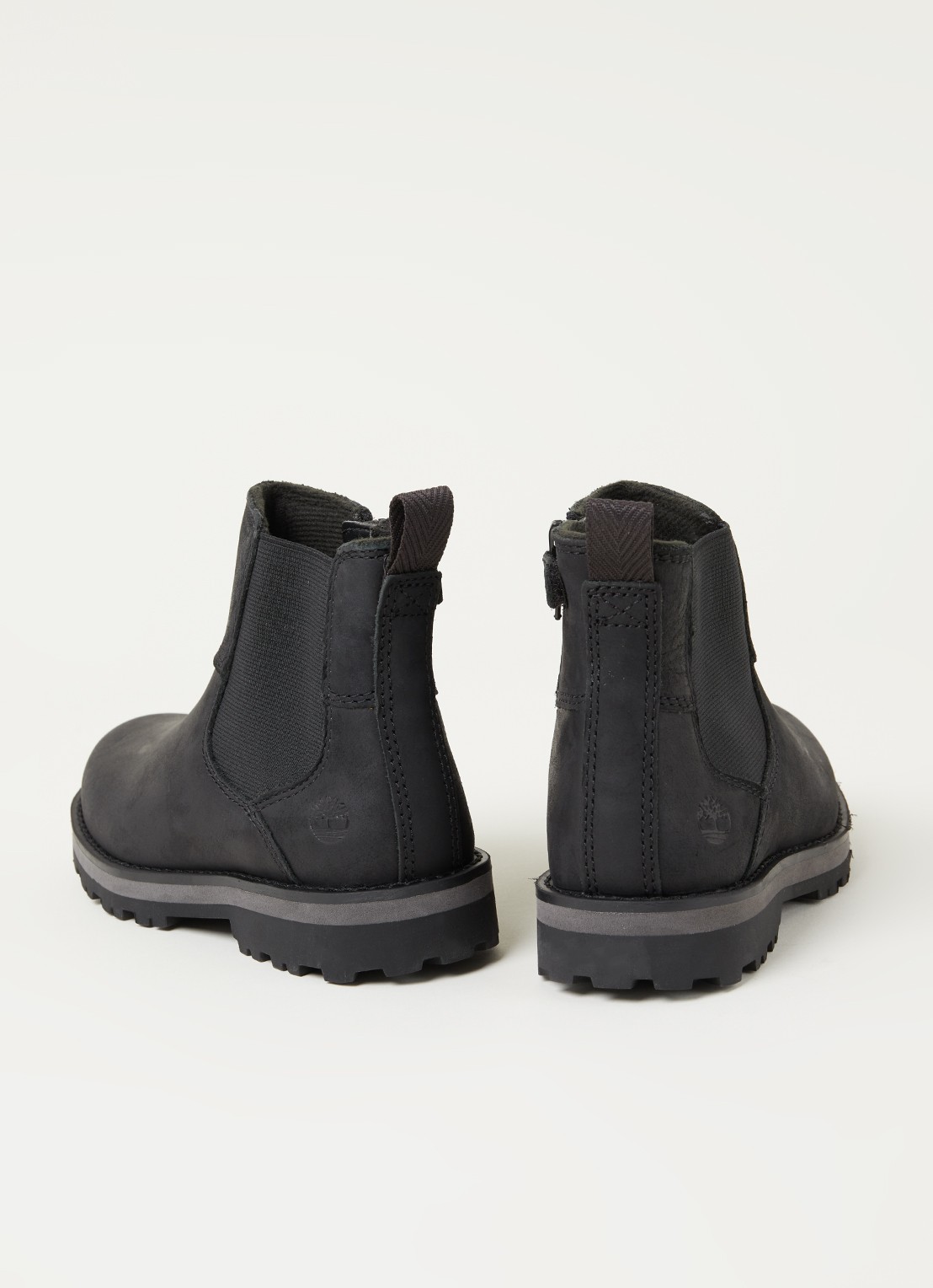 Timberland Courma enkellaars van leer - detail 3 zwart