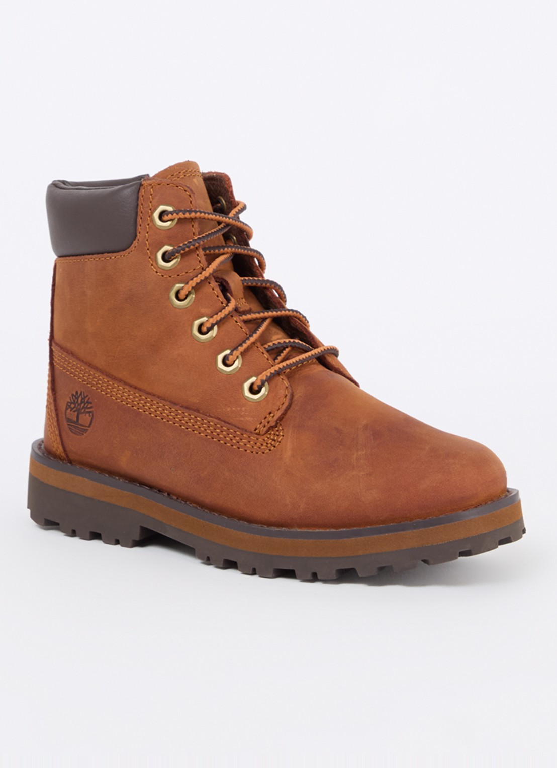 Timberland Courma veterboot van nubuck - voorkant 3 cognac