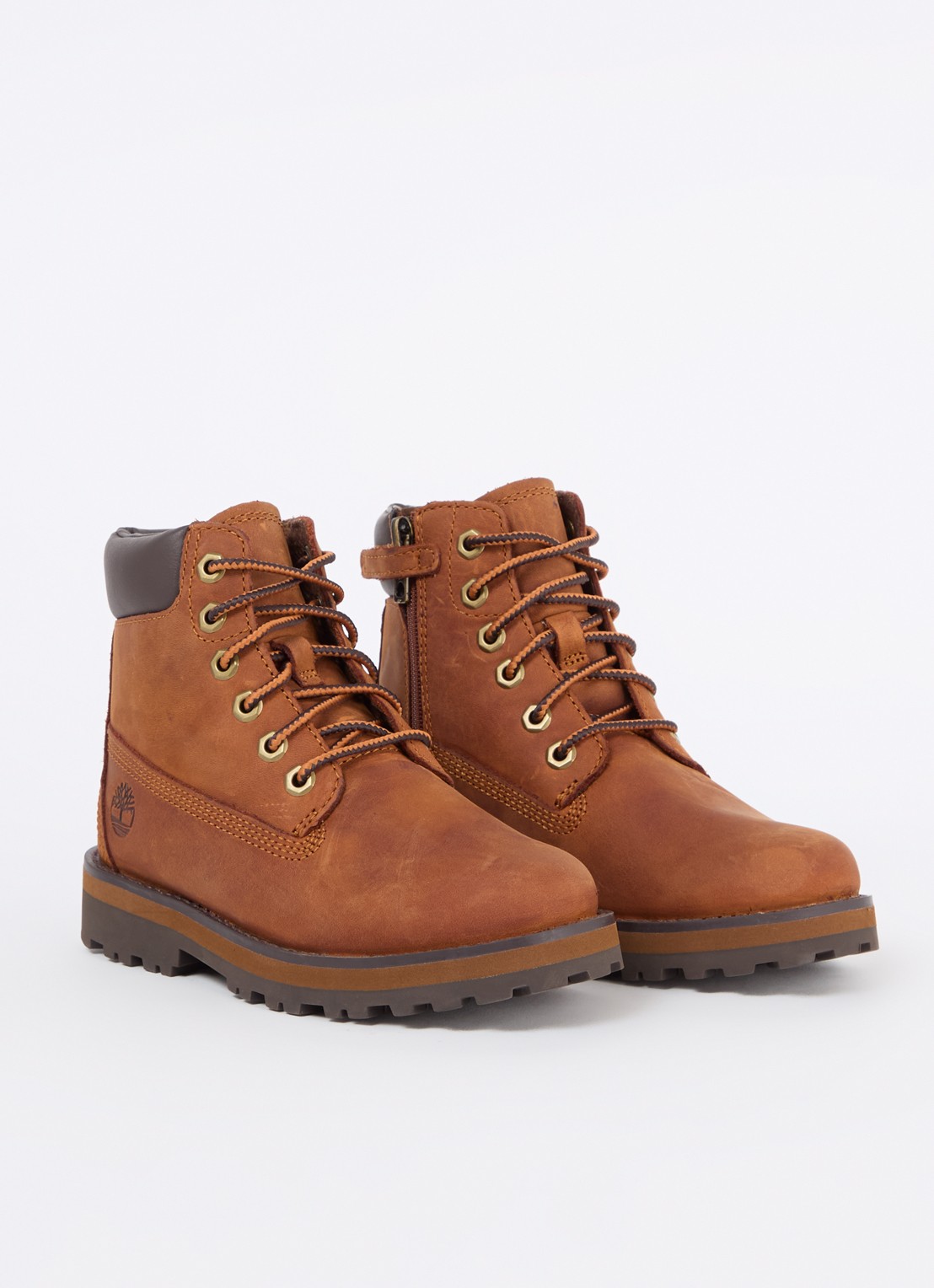Timberland Courma veterboot van nubuck - voorkant 4 cognac