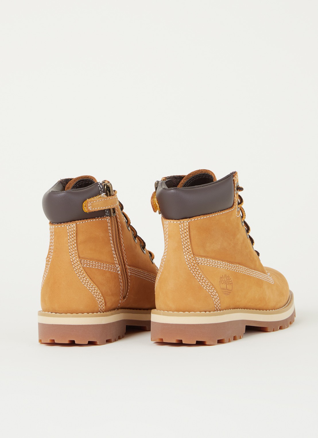 Timberland Courma veterboot van nubuck - detail geel