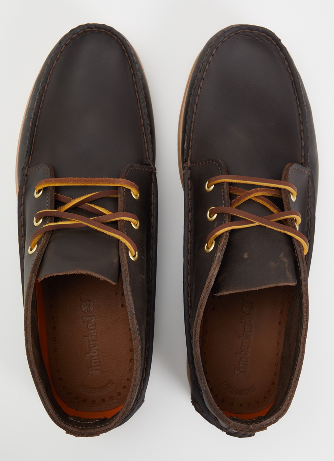 Timberland Crafted Boat veterschoen van suède - detail 4 donkerbruin