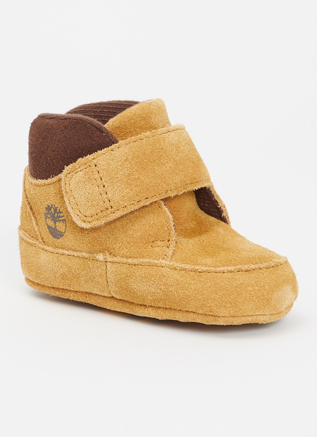 Timberland Crib Bootie babyslofje van suède - voorkant camel