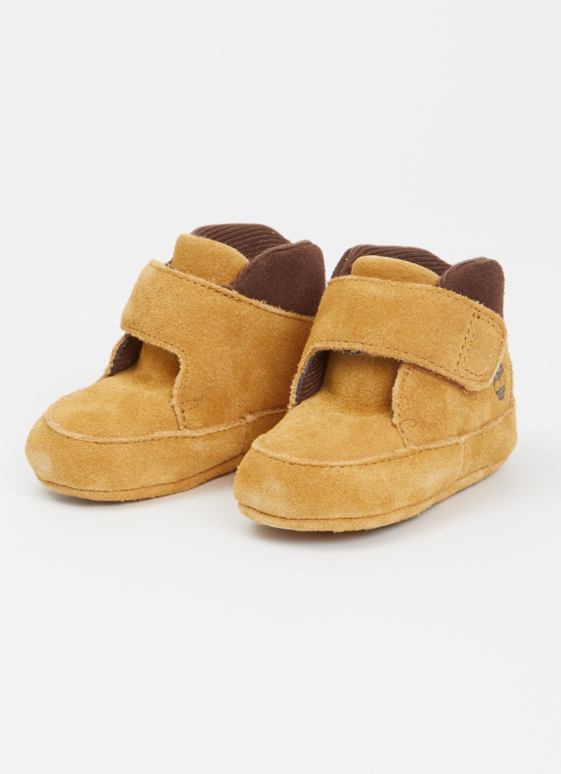 Timberland Crib Bootie babyslofje van suède - voorkant 2 camel