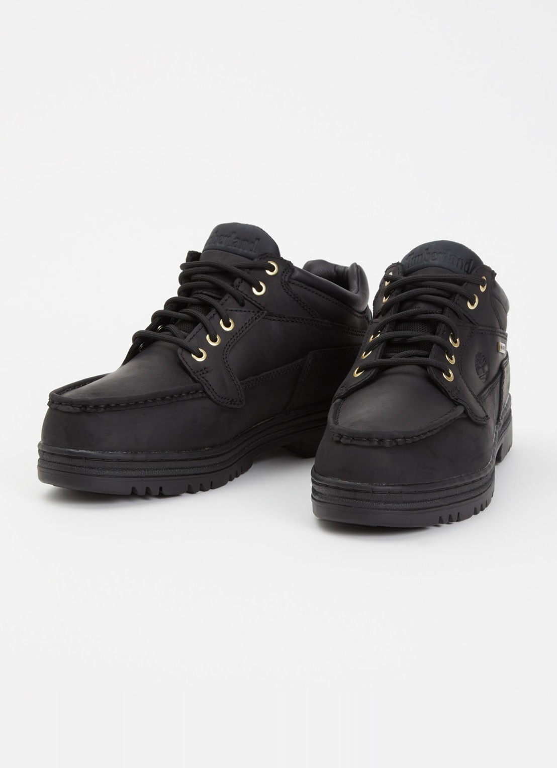 Timberland Heritage veterschoen van leer - detail zwart