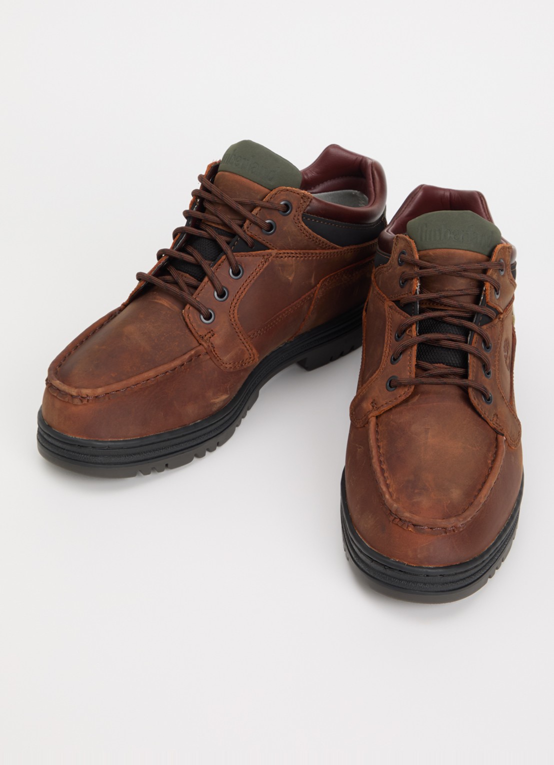 Timberland Heritage veterschoen van nubuck - detail roestbruin