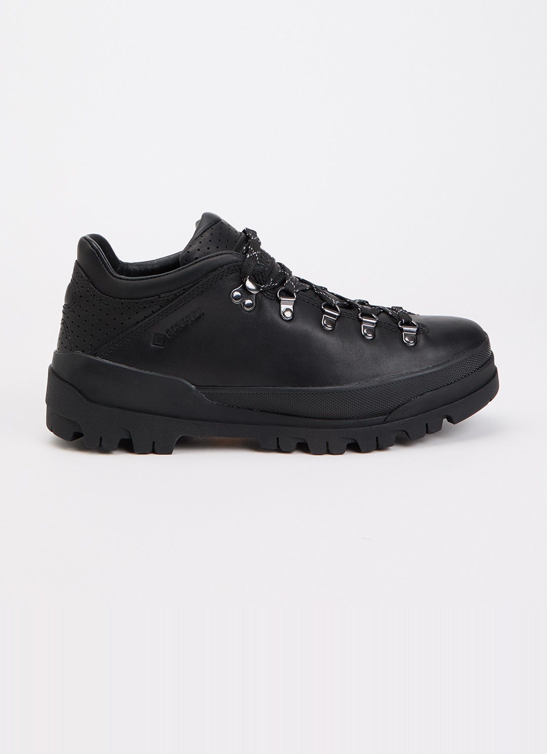 Timberland Low Lace GTX veterschoen van leer - voorkant 2 zwart