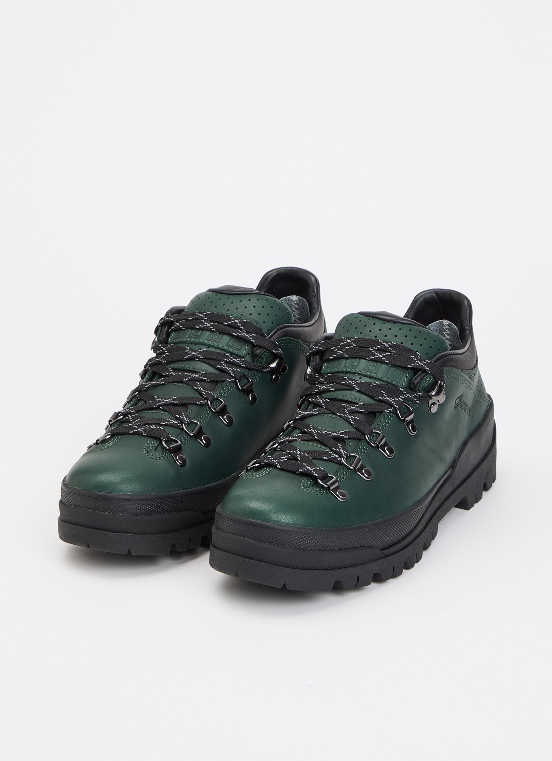 Timberland Low Lace GTX veterschoen van leer - detail 3 groen