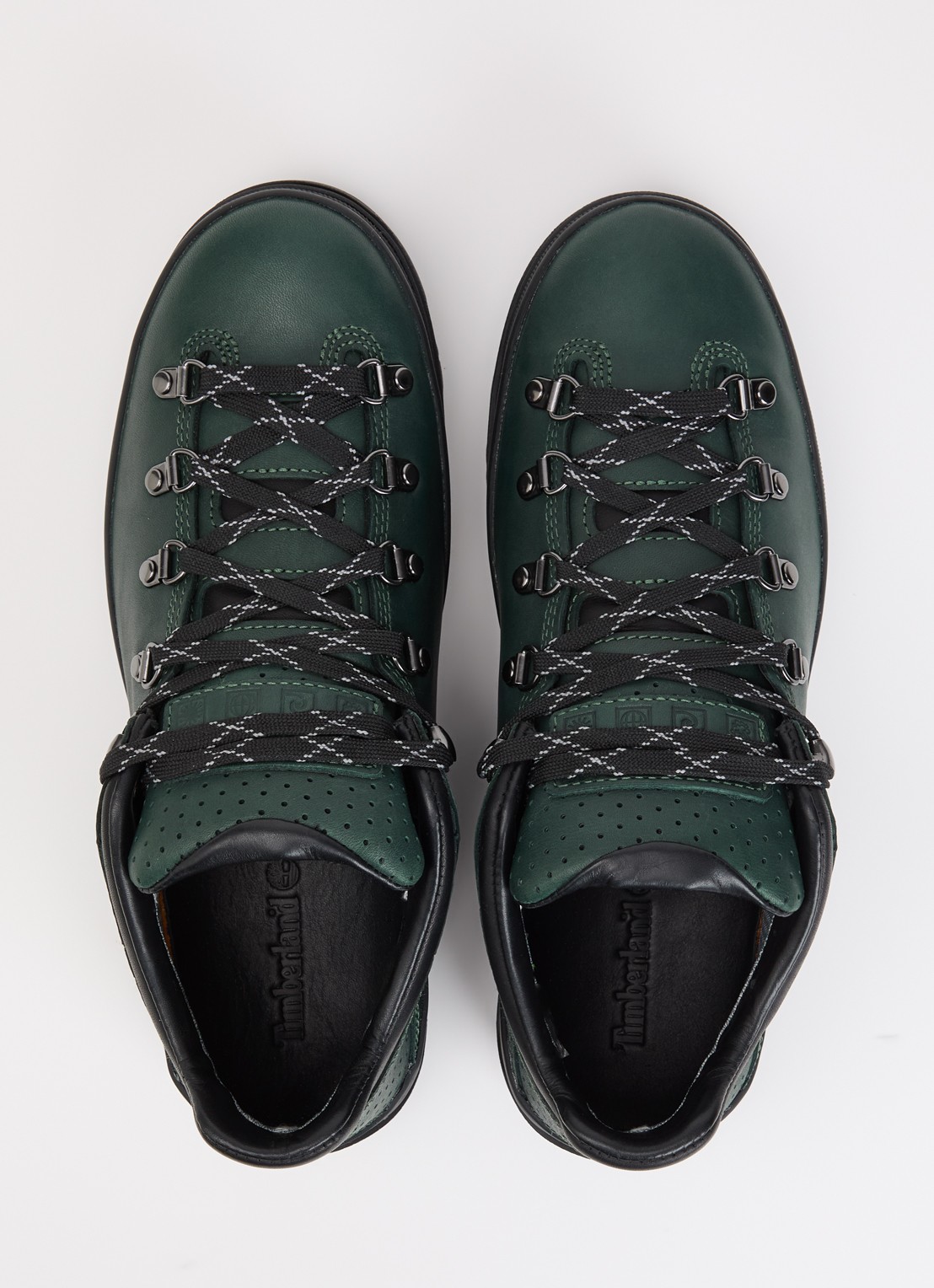 Timberland Low Lace GTX veterschoen van leer - detail 4 groen