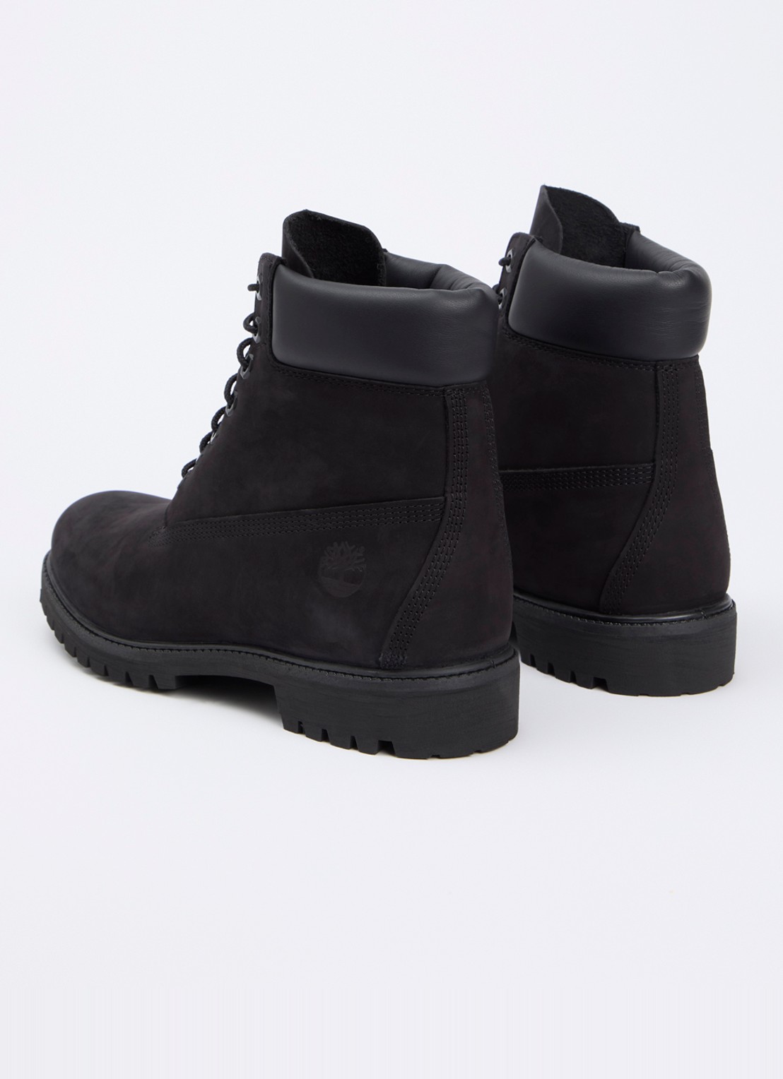 Timberland Premium 6-Inch veterboot van leer - achterkant zwart