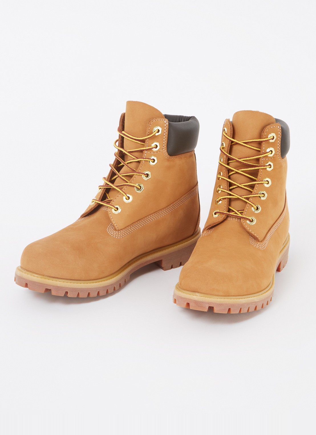Timberland Premium 6-Inch veterboot van leer - detail 3 geel