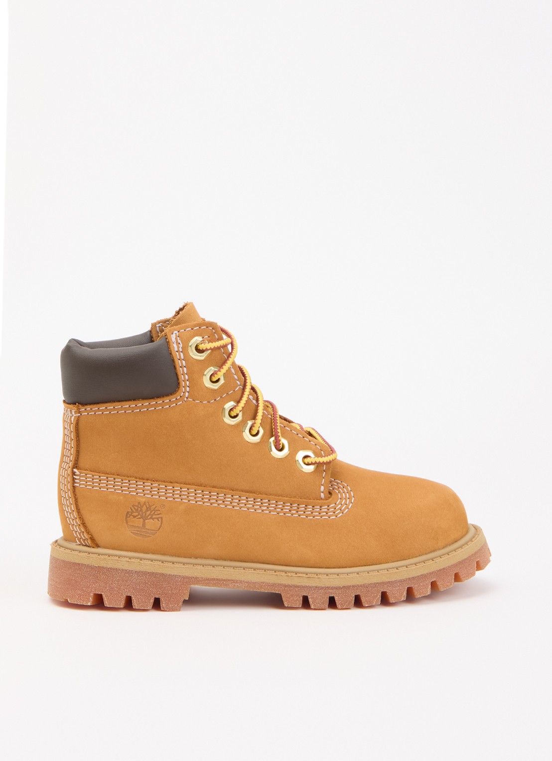 Timberland Premium 6 Inch veterboot van nubuck  - voorkant camel