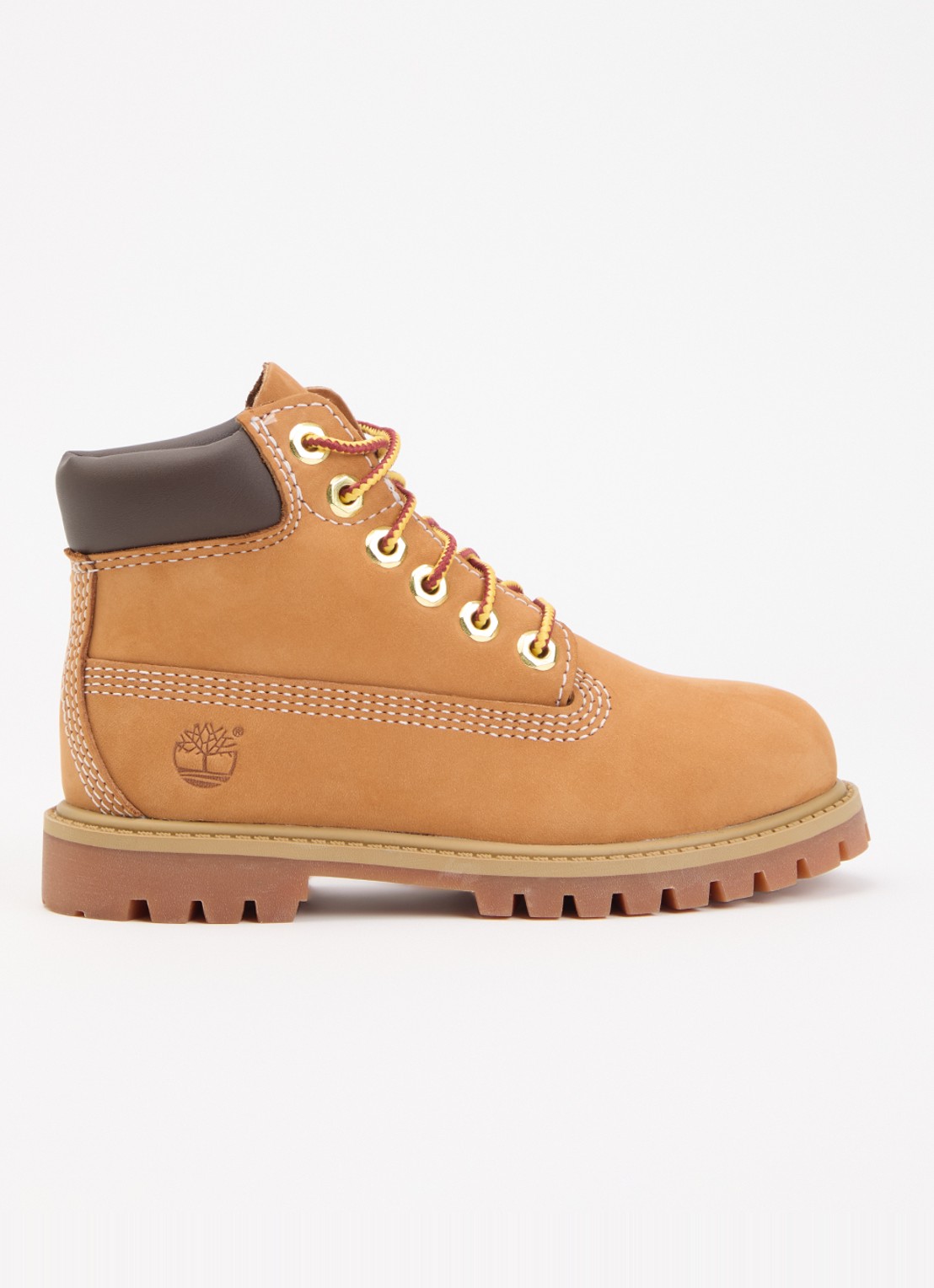 Timberland Premium 6 Inch veterboot van nubuck  - voorkant 3 camel