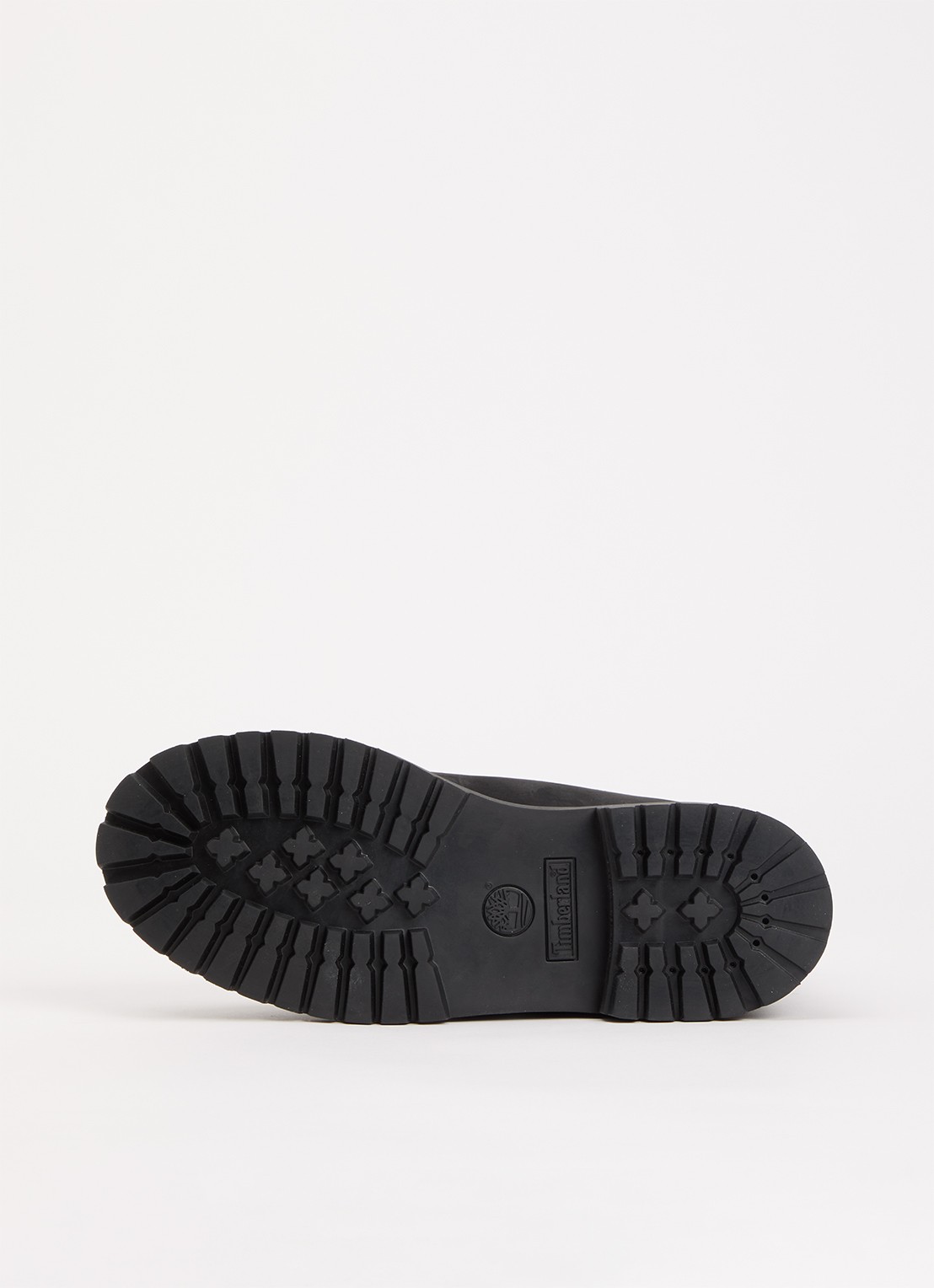 Timberland Veterschoen van leer met logo - detail 2 zwart