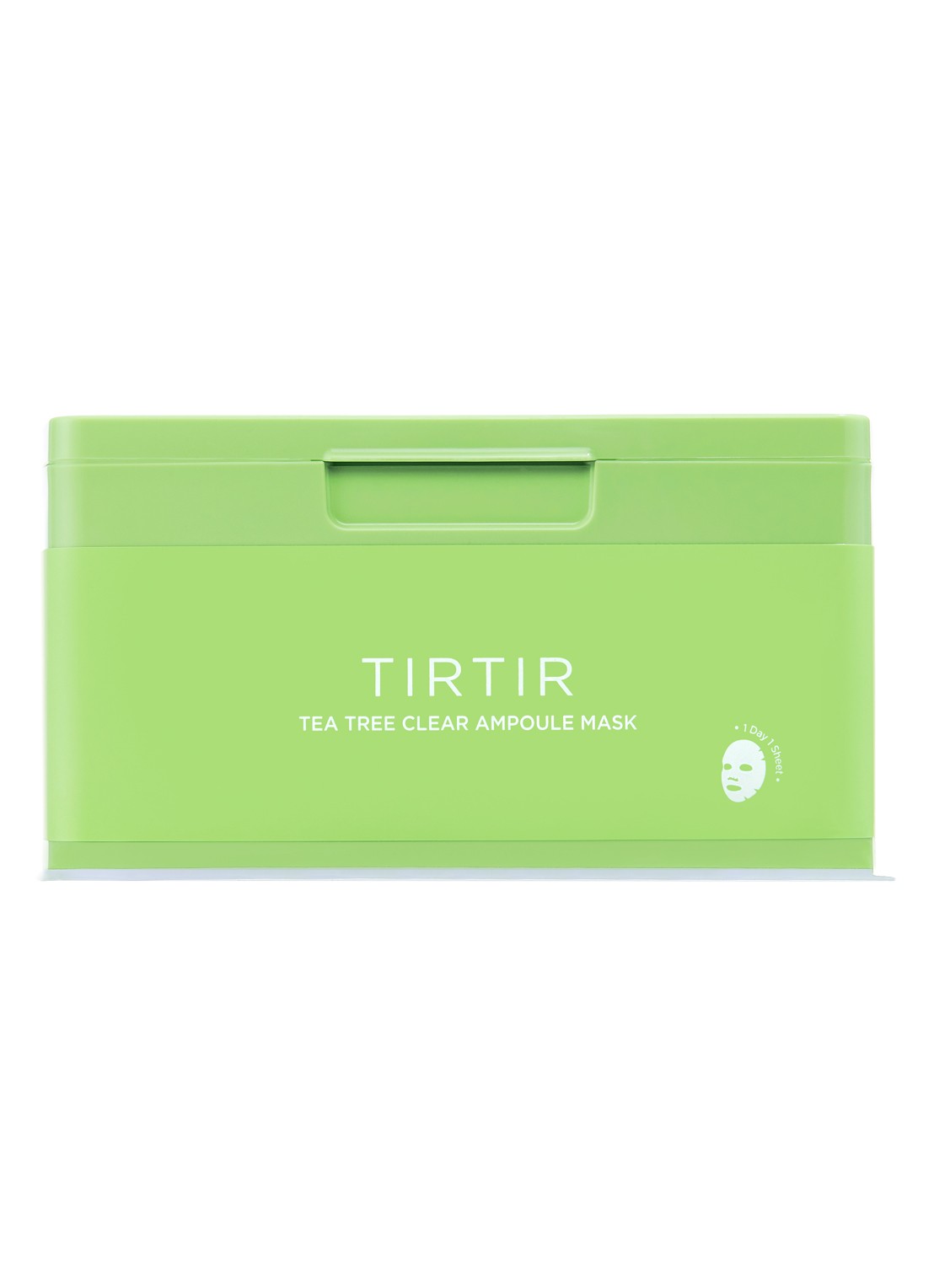 TirTir Tea Tree Clear Ampoule Mask - gezichtsmasker - voorkant 3 undefined