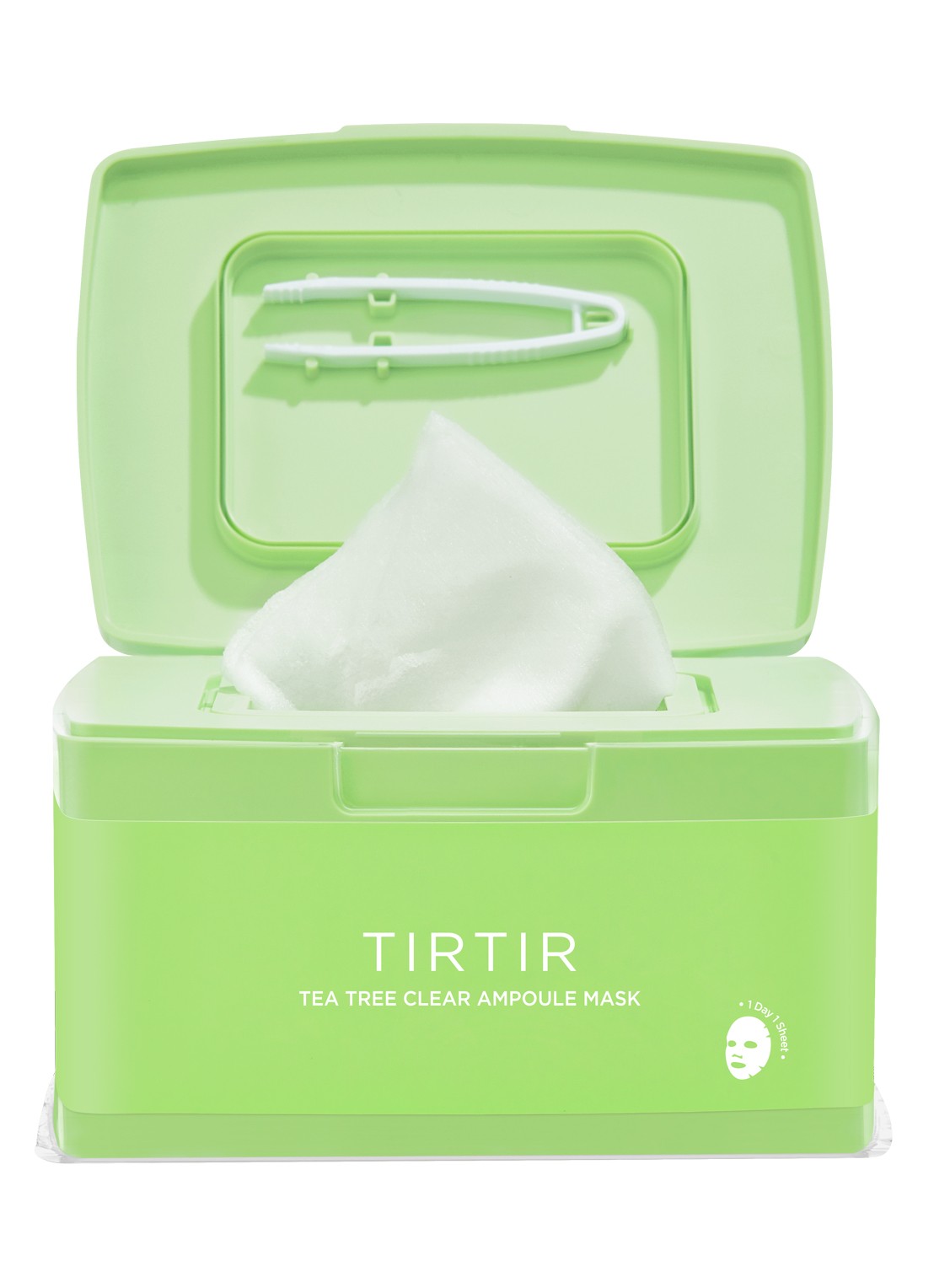 TirTir Tea Tree Clear Ampoule Mask - gezichtsmasker - voorkant 4 undefined