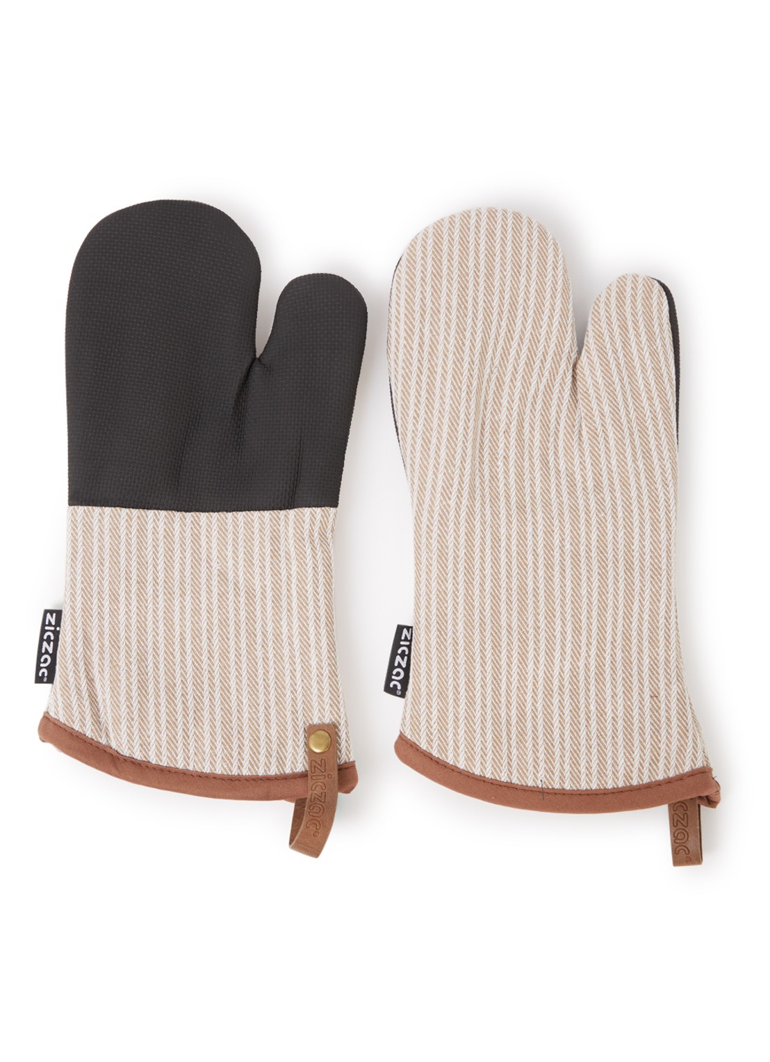 Tiseco Venton ovenwant set van 2 - voorkant beige