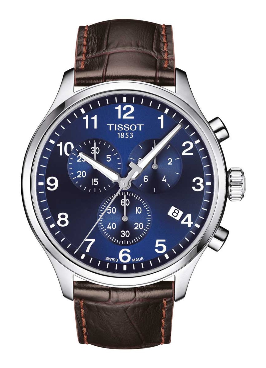 Tissot Chrono XL horloge T1166171604700 - voorkant bruin